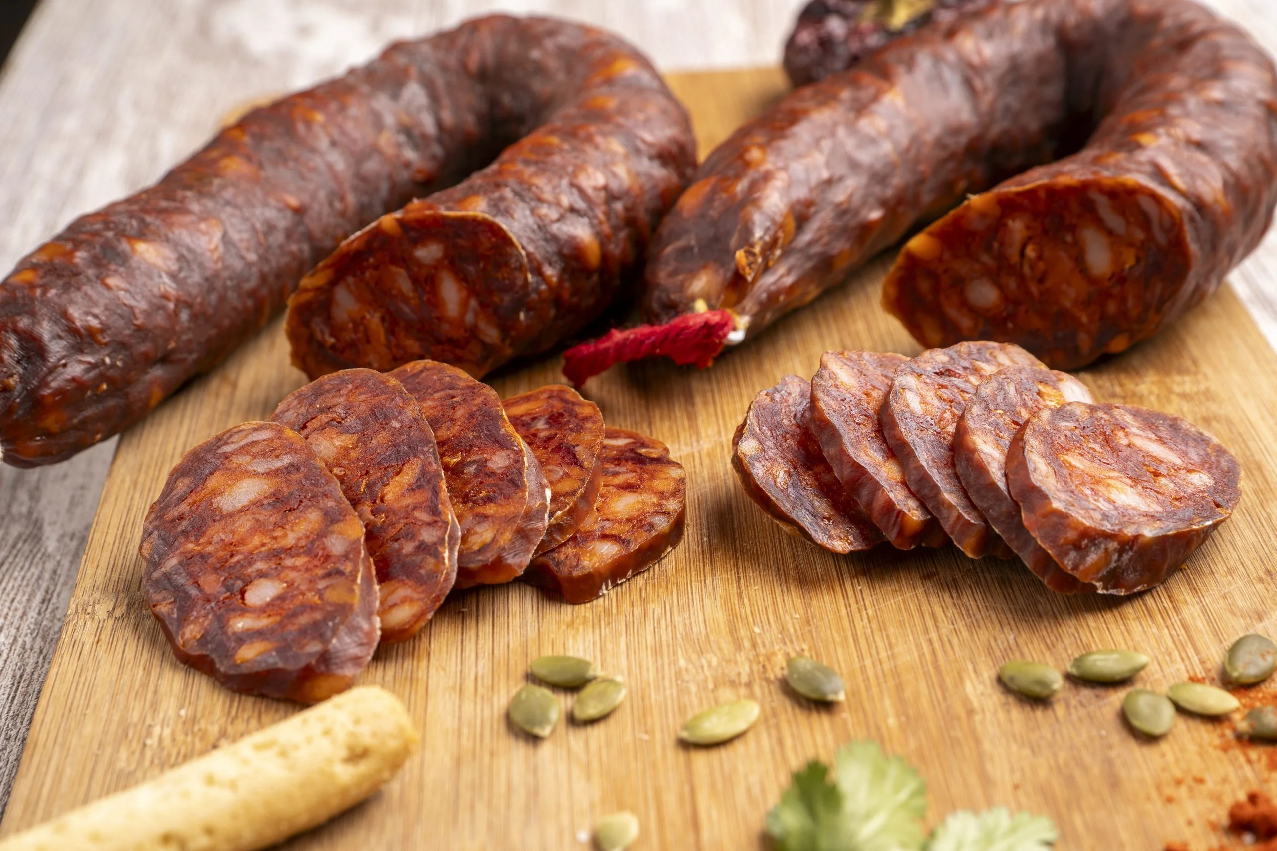 Chorizo sin gluten ni lactosa de Embutidos Pajariel